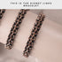 Tiger Links | Mini Kismet Bracelet | Black x Rose Gold